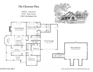 695 Sunset Drive, Carthage, NC 28327 – photo 4: Chestnut Floor Plan for MLS