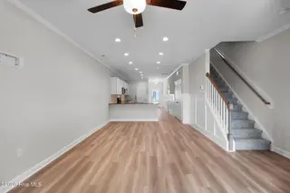 233 Cline Way Unit 106, Beaufort, NC 28516 – photo 9: Living Room open to Kitchen