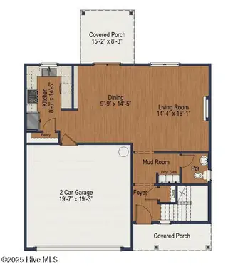 608 Chambers Drive, Southern Pines, NC 28387 – photo 7: First Floor Cutsheet