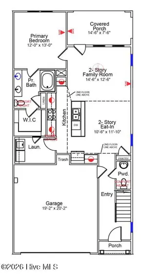 6759 Fellowship Drive, Leland, NC 28451 — 4-bedroom townhome in Grand Park, Leland, NC, photo 2 of 47: 20 first floor