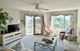 10300 Coast Guard Road D108 Point Emerald Villas, Emerald Isle, NC 28594 – photo 9: Family Room with Ocean Views