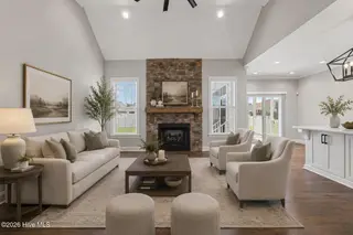 109 Michelle Dawn Drive, Goldsboro, NC 27534 – photo 11: 2 Living Room Staged with AI