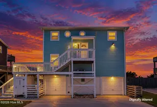 111 Summer Place Drive, North Topsail Beach, NC 28460 — 3-bedroom home, North Topsail Beach, NC, photo 2 of 58: 111SummerPlaceDrive-2_Dusk1