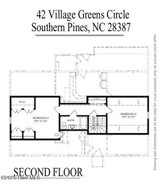 42 Village Green Circle, Southern Pines, NC 28387 – photo 4: Floor plan/upstairs