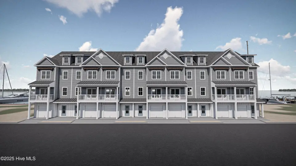 200 Olde Towne Yacht Club Drive 49, Beaufort, NC 28516 – photo 1 of 54: Inlet Cove Front Rendering - 07 - Front
