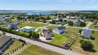 105 Franklin Court, Cedar Point, NC 28584 – photo 5: 5 Back of home and yard aerial view