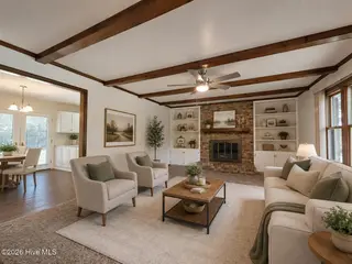 413 Hickory Drive, Elizabeth City, NC 27909 – photo 5: Virtually Staged Living room