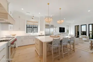 216 Radio Island Road, Morehead City, NC 28557 — 4-bedroom home in Tide Lines, Morehead City, NC, photo 12 of 56: Gourmet Kitchen w/ Large Island