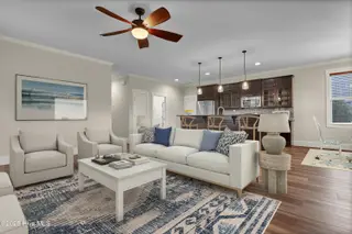 437 Belvedere Drive, Holly Ridge, NC 28445 – photo 4: Living Room, Virtual Staging