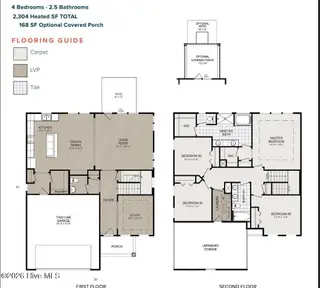 7032 Marsh Shore Point 154, Leland, NC 28451 — 5-bedroom home in Terrapin, Leland, NC, photo 2 of 11: Harbor Floor plan