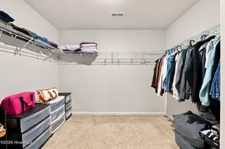 212 Gracie Farms Road, New Bern, NC 28560 — 4-bedroom home in Tyler, Home on the Lake, New Bern, NC, photo 10 of 32: Primary Closet