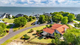 104 Core Drive W & Boat Slip #16, Morehead City, NC 28557 – photo 3: House & Sound Aerial