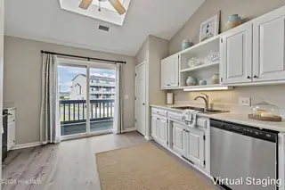 1928 New River Inlet Road 214, North Topsail Beach, NC 28460 – photo 5: Kitchen 2 Staged