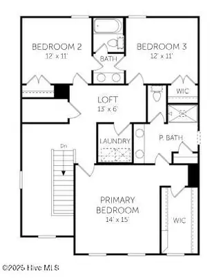 1103 Hanson Drive, Leland, NC 28451 – photo 20: The Garrett Floorplan - 2nd Floor