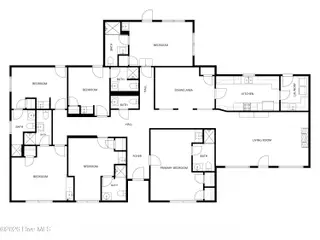 111 Graham Lane, Beaufort, NC 28516 – photo 8: Floor Plan-6 Bedrooms w private baths!