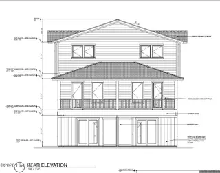 504 Greenville Avenue 2, Carolina Beach, NC 28428 – photo 17: 504 Greenville Rear Elevation