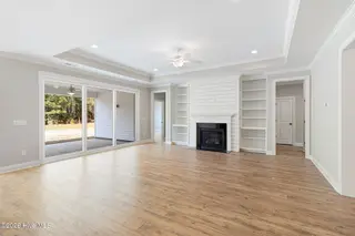112 Antebellum Drive, Havelock, NC 28532 – photo 4: Large Living Room with Gas Fireplace