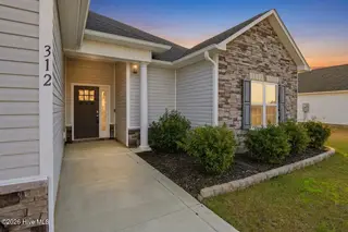 312 Wood House Drive, Jacksonville, NC 28546 – photo 4: Porch twilight