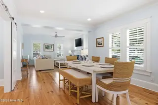 910 Ann Street, Beaufort, NC 28516 – photo 13: Dining Area into Living Room