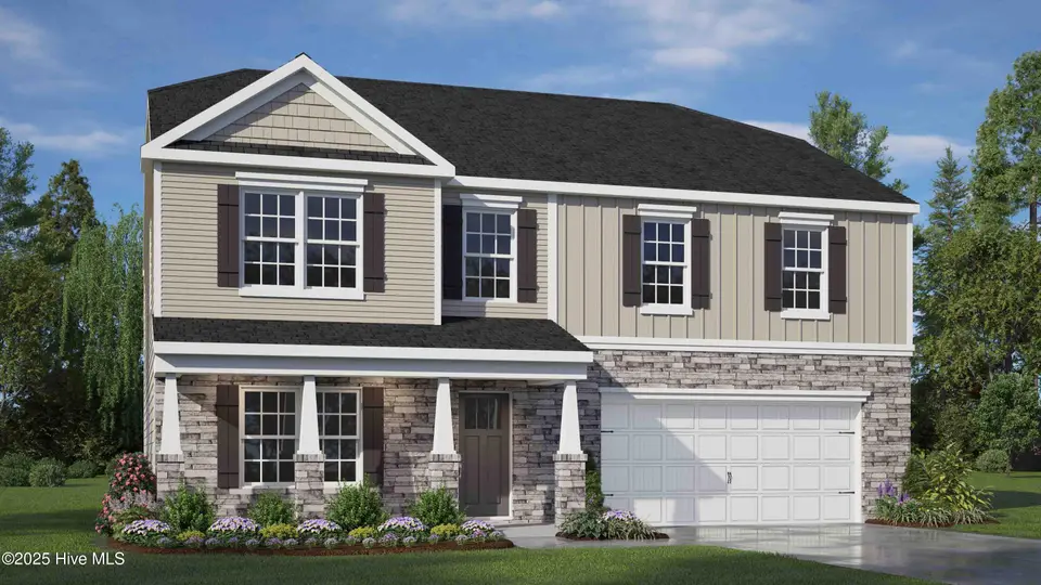 995 Misty Creek Drive, Aberdeen, NC 28315 – photo 1 of 35: Columbia C Rendering