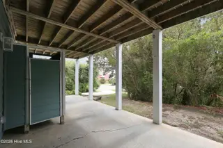 9936 Louise Howard Court East, Emerald Isle, NC 28594 — 3-bedroom townhome in Spinnakers Reach, Emerald Isle, NC, photo 12 of 32: Ground Floor Patio