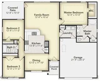 188 Cherry Laurel Drive, Wallace, NC 28466 – photo 18: Floor Plan