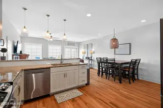 1106 Fort Fisher Boulevard N Unit 1, Kure Beach, NC 28449 – photo 18: 16 - Kitchen to Dining Area