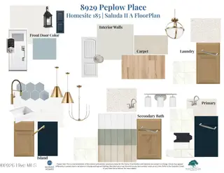 8929 Peplow Place, Wilmington, NC 28411 — 5-bedroom home in Scotts Hill Village, Wilmington, NC, photo 4 of 12: SHV 185 Vision Board