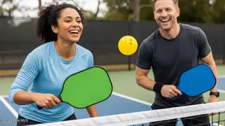 250 Maddox Drive, Aberdeen, NC 28315 – photo 13: adult-couple-smiling-playing-pickleball