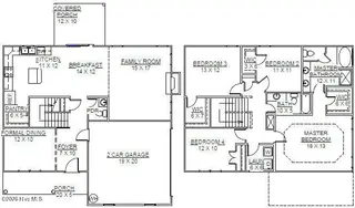 3007 Bluewater Boulevard, New Bern, NC 28562 – photo 4: Floor Plan