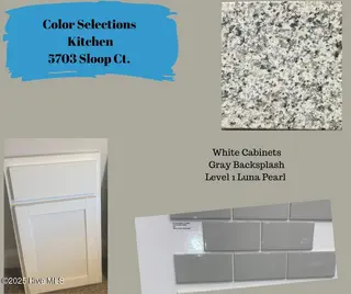 5703 Sloop Court, New Bern, NC 28560 – photo 6: Color Selections- Kitchen 1118 Coral Ree