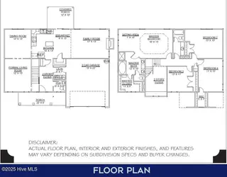 4025 Bluewater Boulevard, New Bern, NC 28562 – photo 22: LOCKHART WITH PORCH FLOOR PLAN