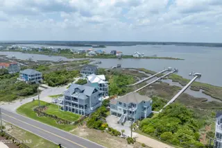 601 New River Inlet Road, North Topsail Beach, NC 28460 – photo 8: 601 New River Inlet Road - Aerial - Edit
