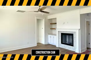 307 Taylorwood Drive, Beaufort, NC 28516 – photo 7: Living Room with Gas Fireplace