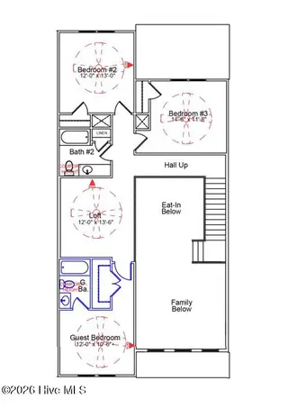 6755 Fellowship Drive, Leland, NC 28451 — 4-bedroom townhome in Grand Park, Leland, NC, photo 3 of 47: 21 2nd floor