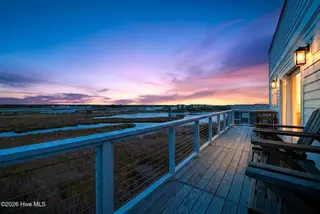 321 N New River Drive, Surf City, NC 28445 – photo 6: 321NNewRiver_Deck_Dusk_01