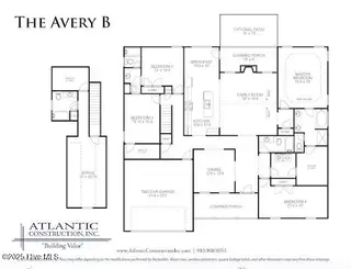 1103 Lunenburg Place Lot 82, Jacksonville, NC 28540 – photo 4: Avery B Floorplan
