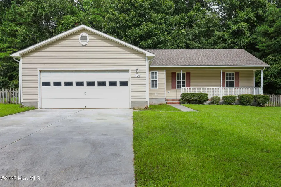 104 Wigeon Road, Jacksonville, NC 28540 — 3-bedroom home in Mallard Creek, Jacksonville, NC, photo 1 of 41: Front of house