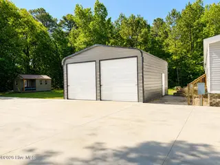 2084 Spring Garden Road, New Bern, NC 28562 — 5-bedroom manufactured home in Spring Garden, New Bern, NC, photo 19 of 19: Metal Garage