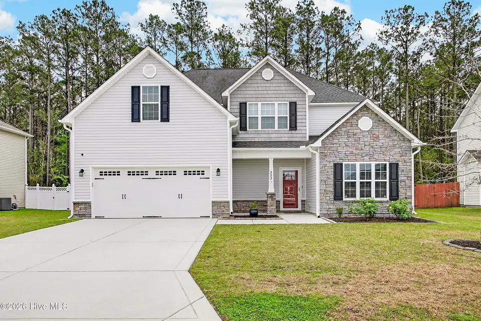 222 Wood House Drive, Jacksonville, NC 28546 – photo 1 of 51: Front