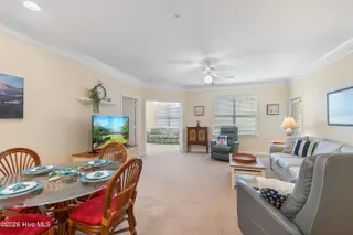 221 Woodlands Way Unit 21, Calabash, NC 28467 — 2-bedroom condo in Crow Creek, Calabash, NC, photo 9 of 39: Eat In Living Space