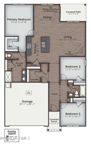 212 Legare Street Lot 221, Wilmington, NC 28411 – photo 3: 22 Aria Floorplan