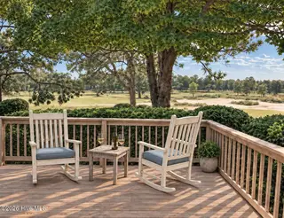 176 Starland Lane, Southern Pines, NC 28387 – photo 5: Deck and Golf View