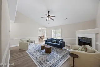 230 Station House Road, New Bern, NC 28562 – photo 7: living room and fireplace
