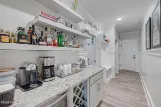 5119 Creswell Drive, Leland, NC 28451 – photo 21: Coffee Bar with Wine Fridge