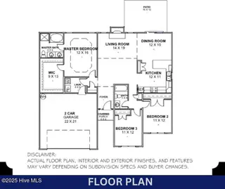 2010 Bluewater Boulevard, New Bern, NC 28562 – photo 19: Floor Plan Graphic