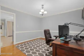 1020 Ridgemeadow Lane, Rocky Mount, NC 27803 – photo 9: Dining Room - Used as Home Office