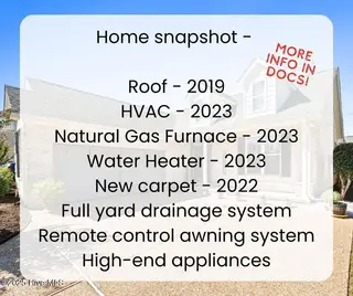 1013 Garden Club Way, Leland, NC 28451 – photo 4: Roof - 2019 HVAC -