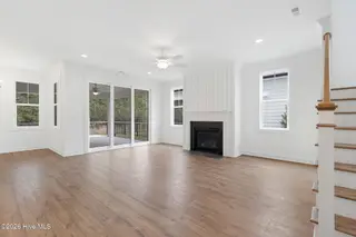 222 Windswept Lane, Beaufort, NC 28516 – photo 6: Living Area with Gas Fireplace