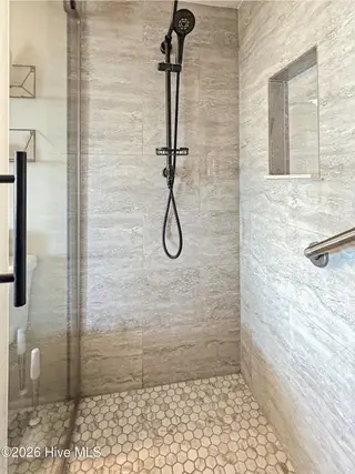 8801 Reed Drive W302, Emerald Isle, NC 28594 — 2-bedroom condo in Sound Of The Sea, Emerald Isle, NC, photo 5 of 17: Master Shower